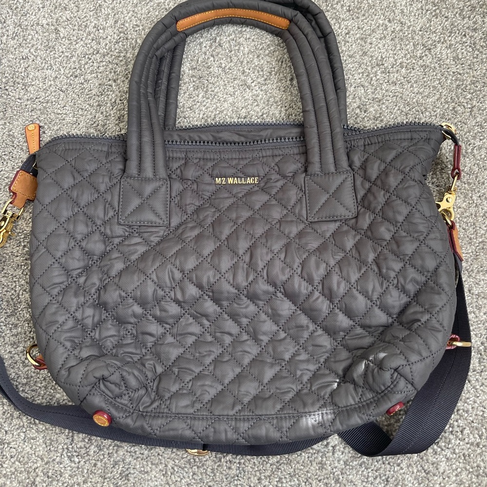 MZ Wallace Medium Sutton in Magnet Gray